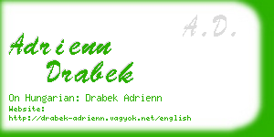 adrienn drabek business card